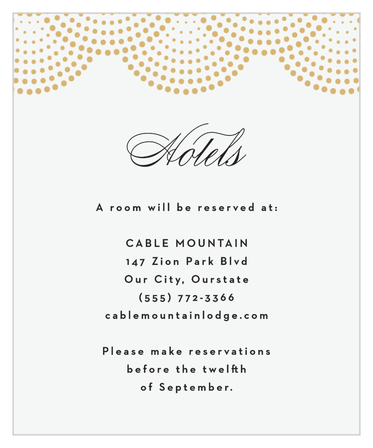 Dotted Devotion Accommodation Cards