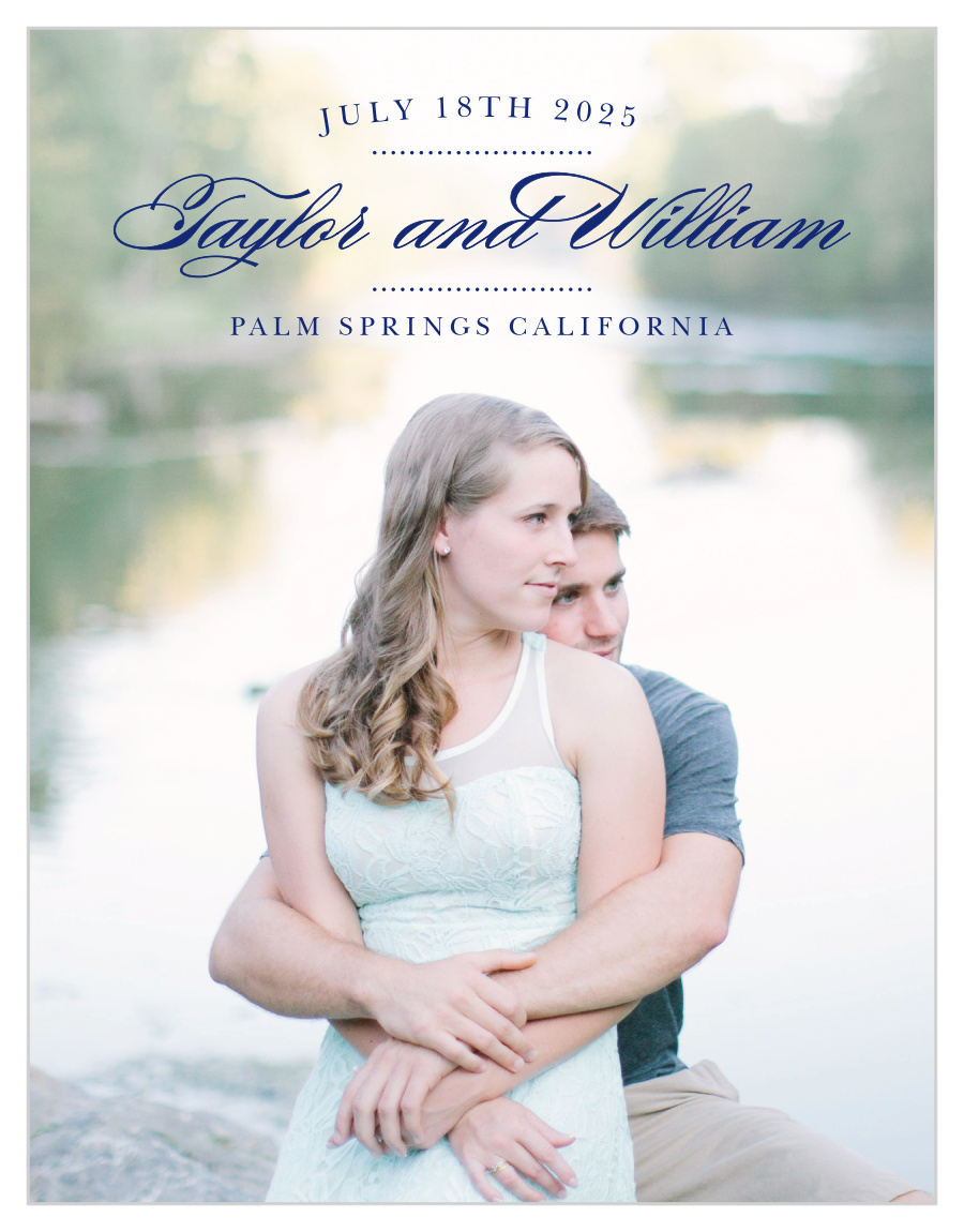 Elegant Vintage Save the Date Cards