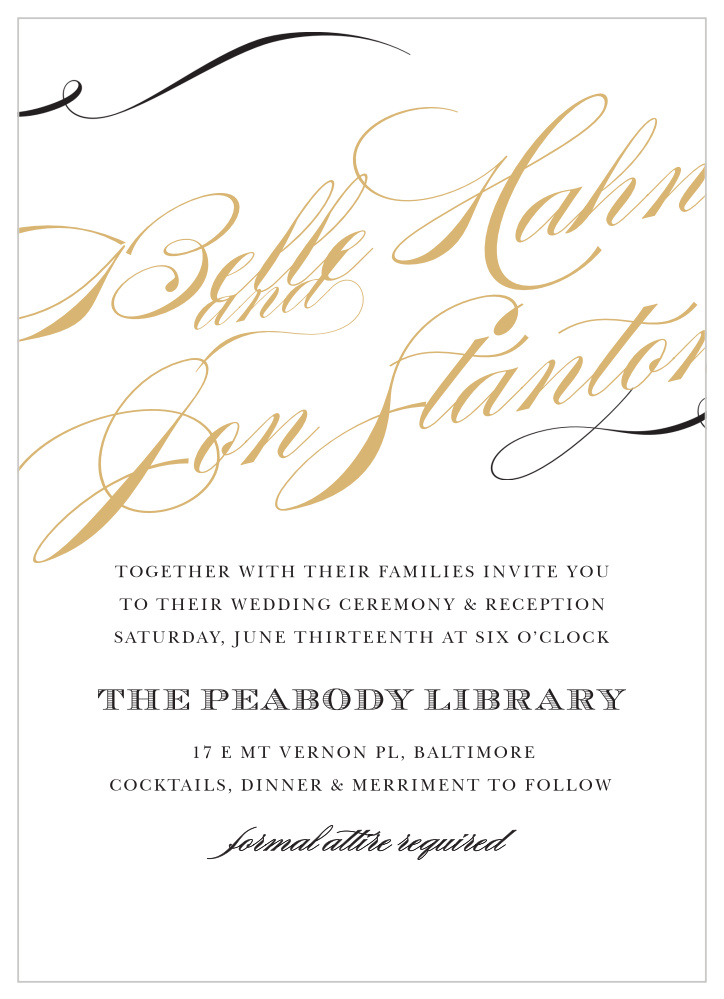 Cheri Portrait Wedding Invitations