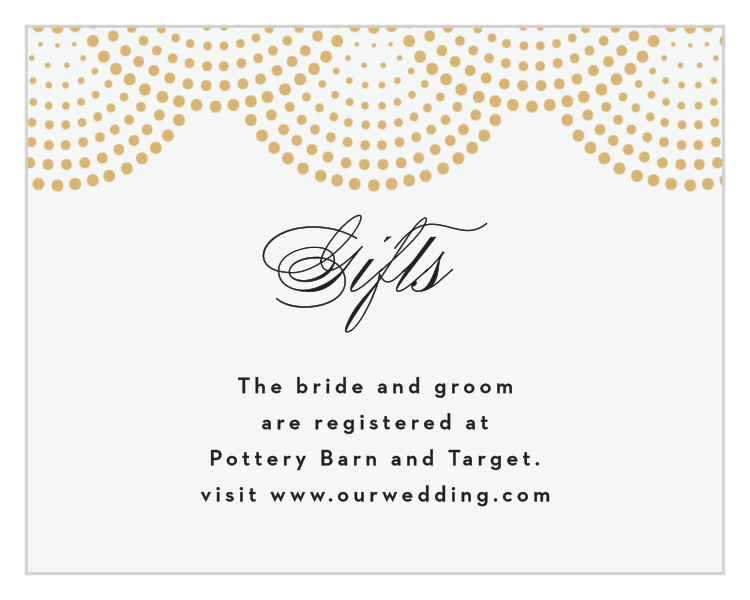 Dotted Devotion Registry Cards