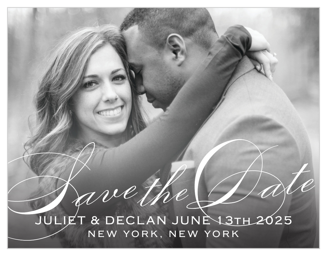 Classic Script Save the Date Magnets