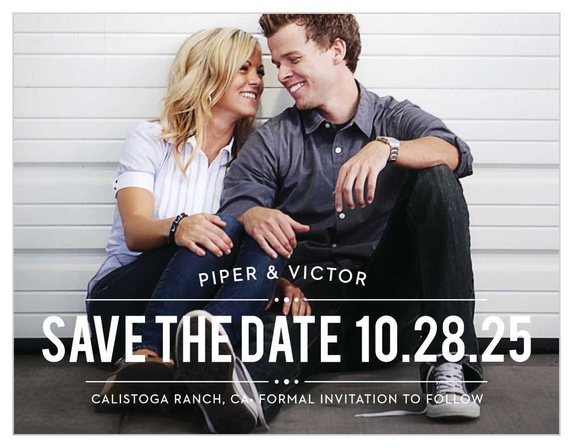 Perennial Playbill Save the Date Magnets