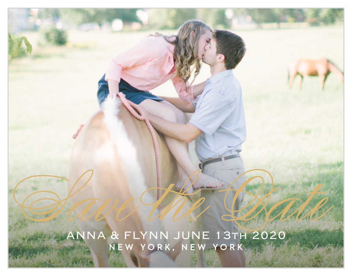 Statement Script Save-the-Date Magnets