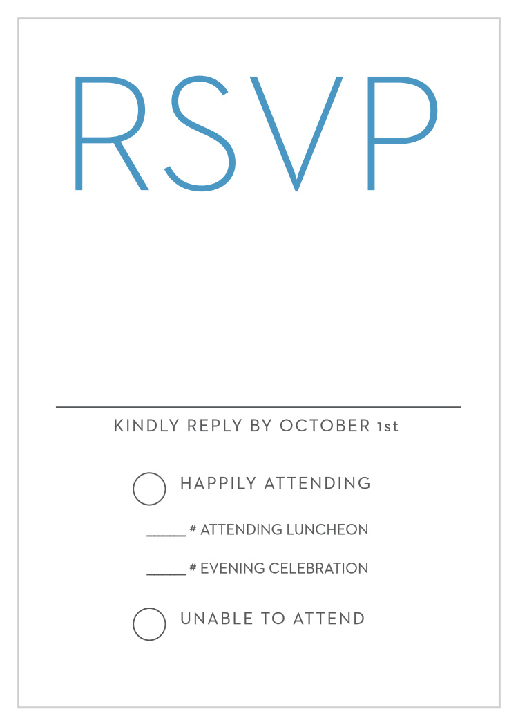 Colorful Names Bar Mitzvah Response Cards