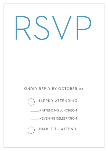 Colorful Names Bar Mitzvah Response Cards