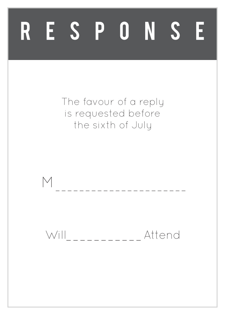 Scrolls & Scallops Response Cards