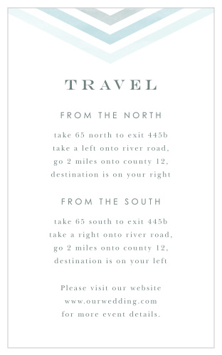 Chevron Arrow Direction Cards