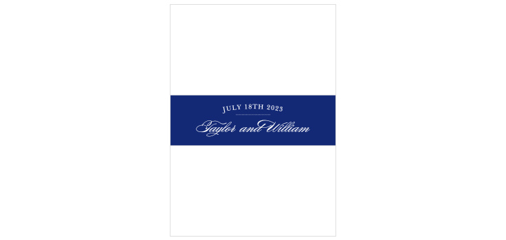 Elegant Vintage Wedding Belly Bands