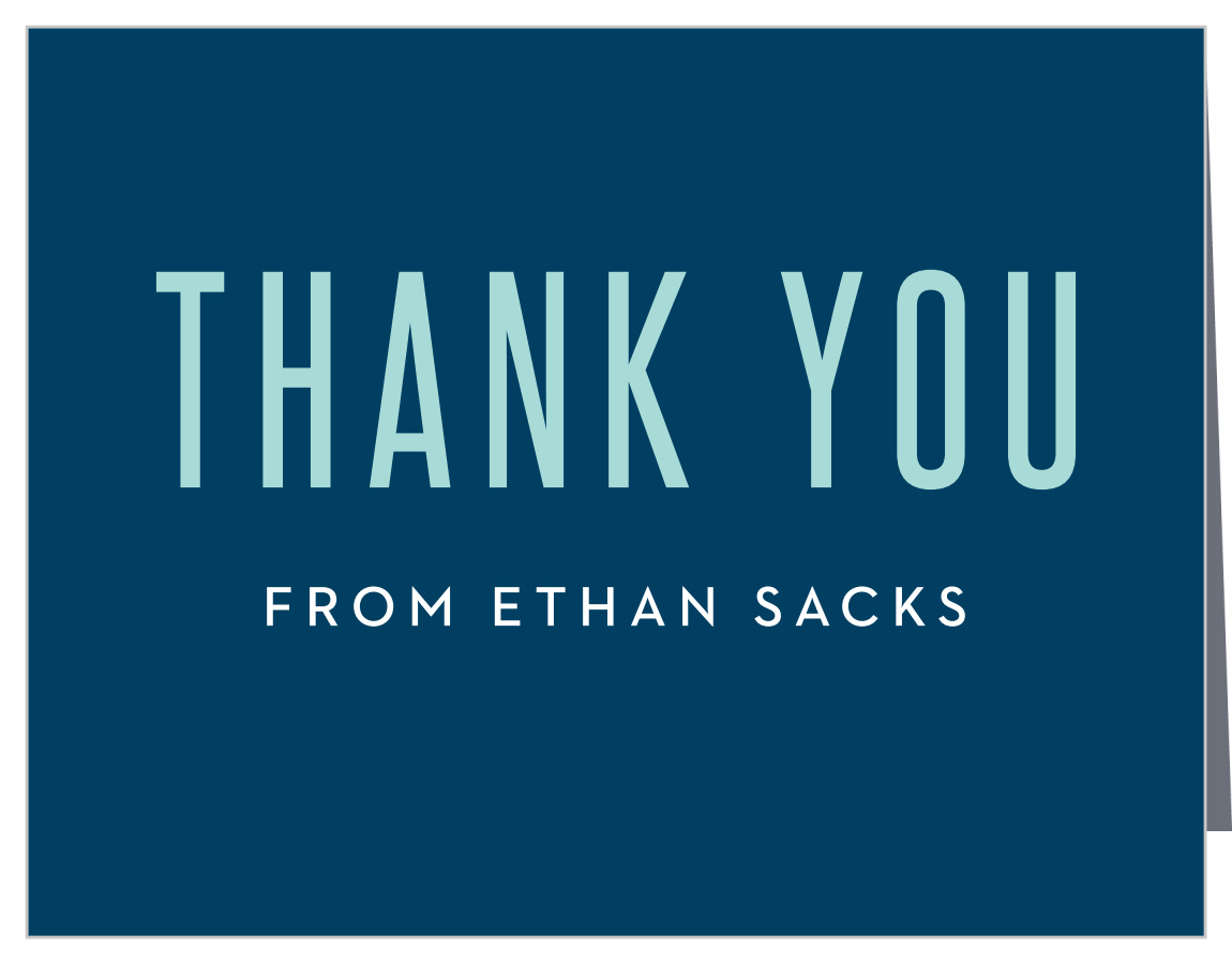 Precious Traditions Bar Mitzvah Thank You Cards