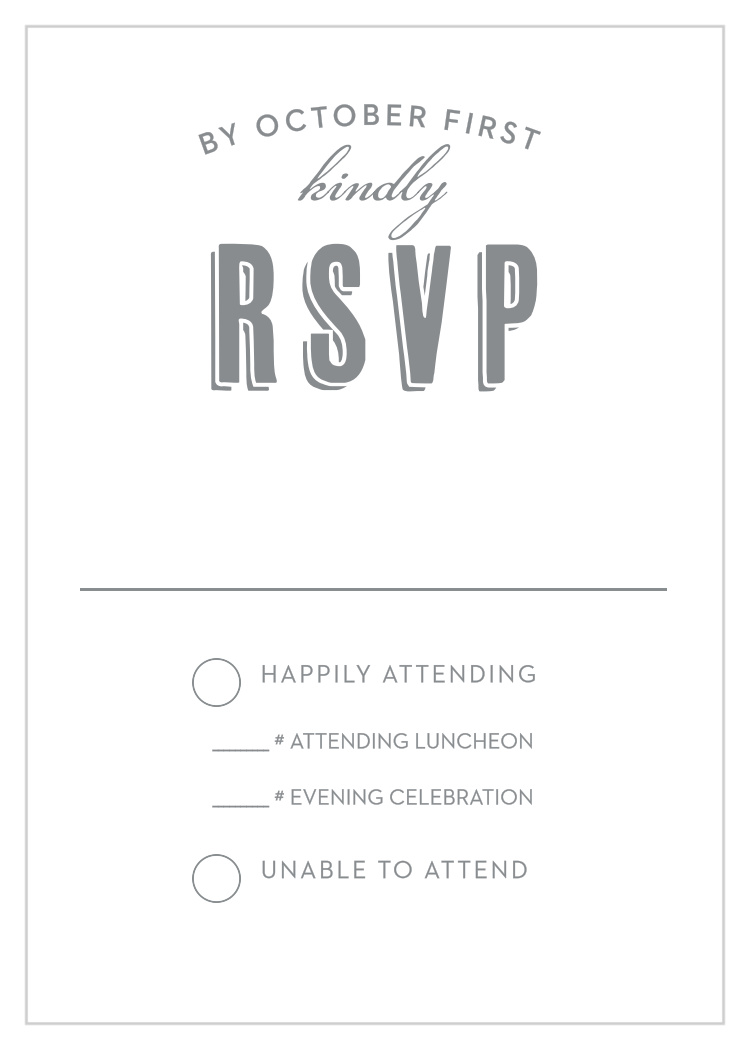 Bold Photographic Bar Mitzvah Response Cards
