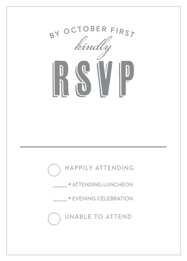 Bold Photographic Bar Mitzvah Response Cards