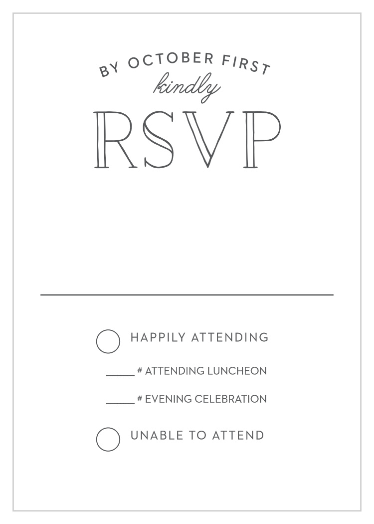 Bold Photographic Bat Mitzvah Response Cards