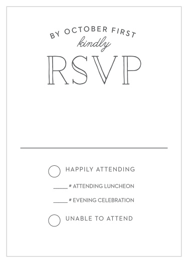 Bold Photographic Bat Mitzvah Response Cards