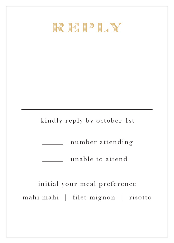 Cheri Response Cards