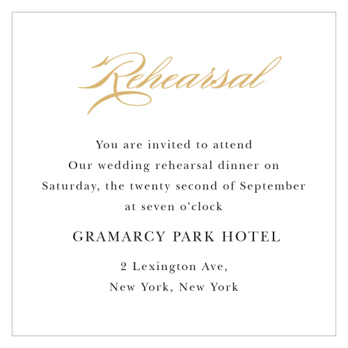 Minimal Ampersand Ceremony Cards