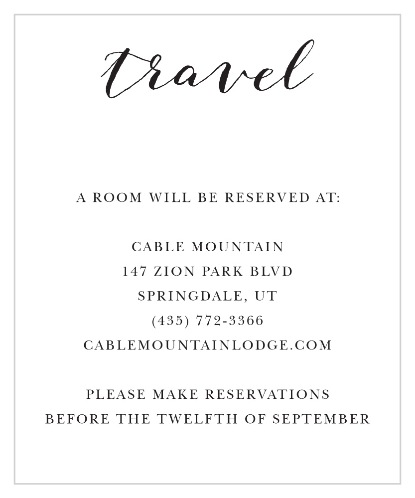 Script Heart Accommodation Cards