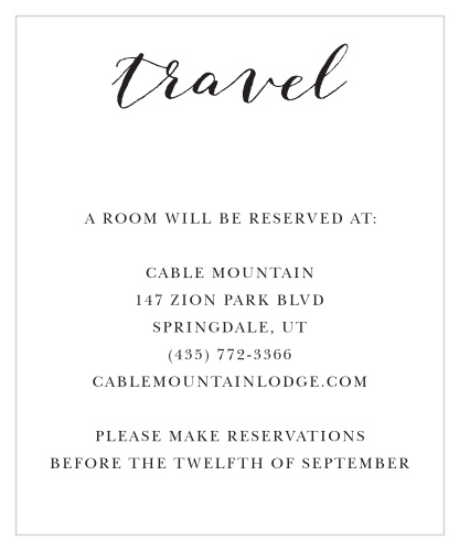 Script Heart Accommodation Cards