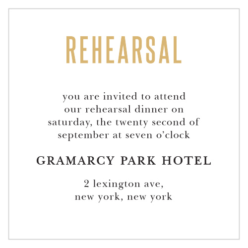 Destination Weekend Ceremony Cards