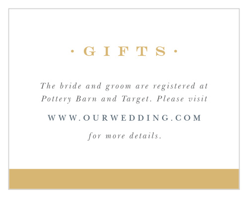 Photo Romance Registry Cards