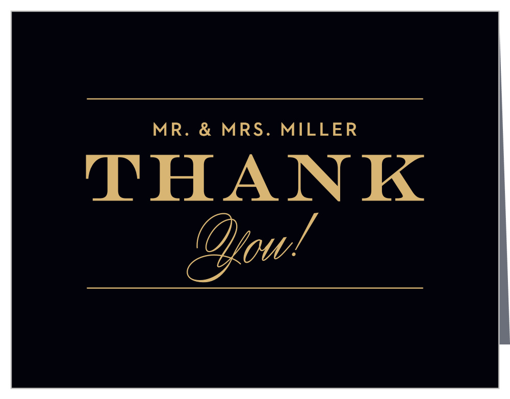Vintage Ticket Thank You Cards