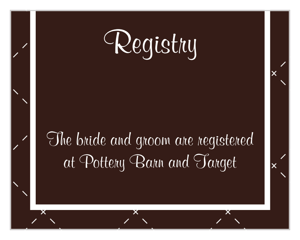 Photo Strip Registry Cards