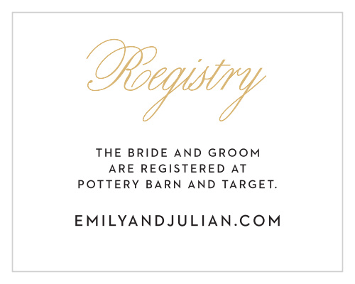 Traditional Script Registry Cards