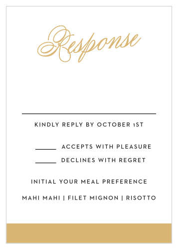 Statement Script Response Cards