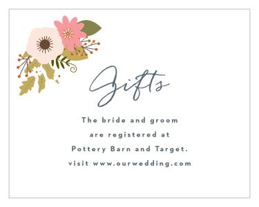 Retro Ribbon Registry Cards