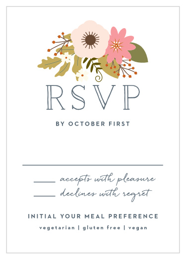 Retro Ribbon Response Cards