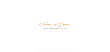 Swirling Simplicity Foil Wedding Belly Bands