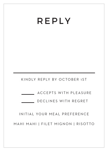 Swirling Simplicity Foil Response Cards
