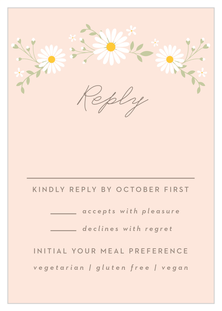 Summer Daisy Response Cards