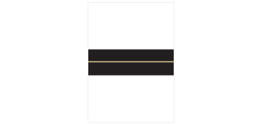 Elegant Foil Stripes Wedding Belly Bands
