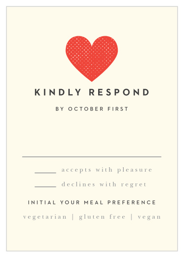 Charming Mustache Response Cards
