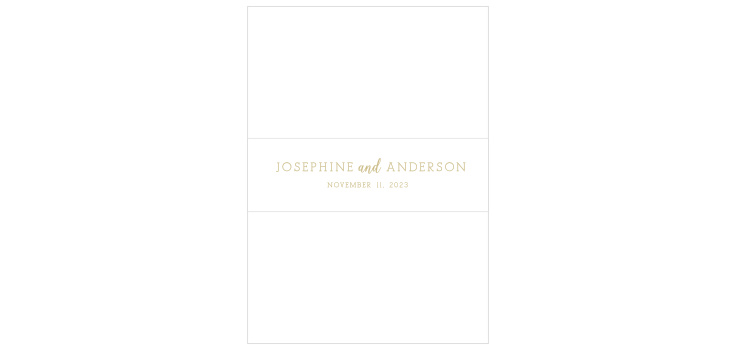 Confetti Dots Foil Wedding Belly Bands