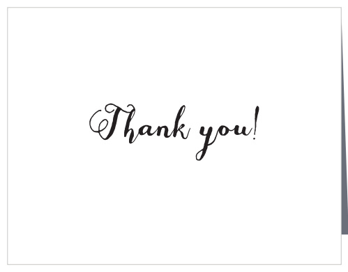 Leafy Love Foil Thank You Cards