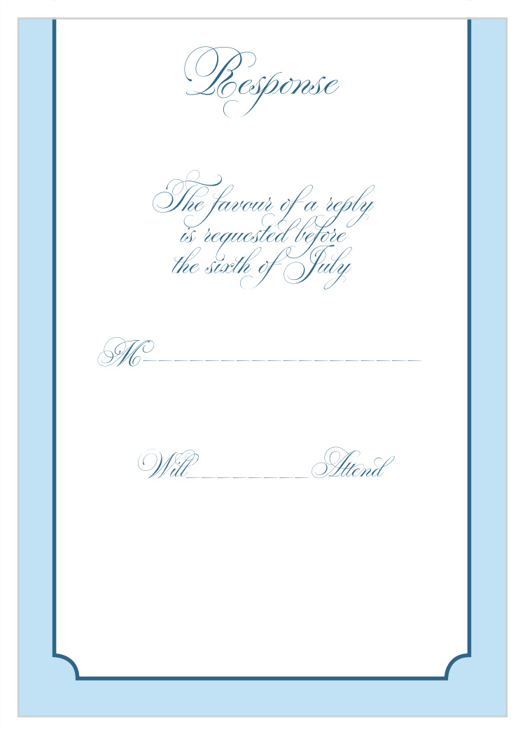 Lace Doily Response Cards