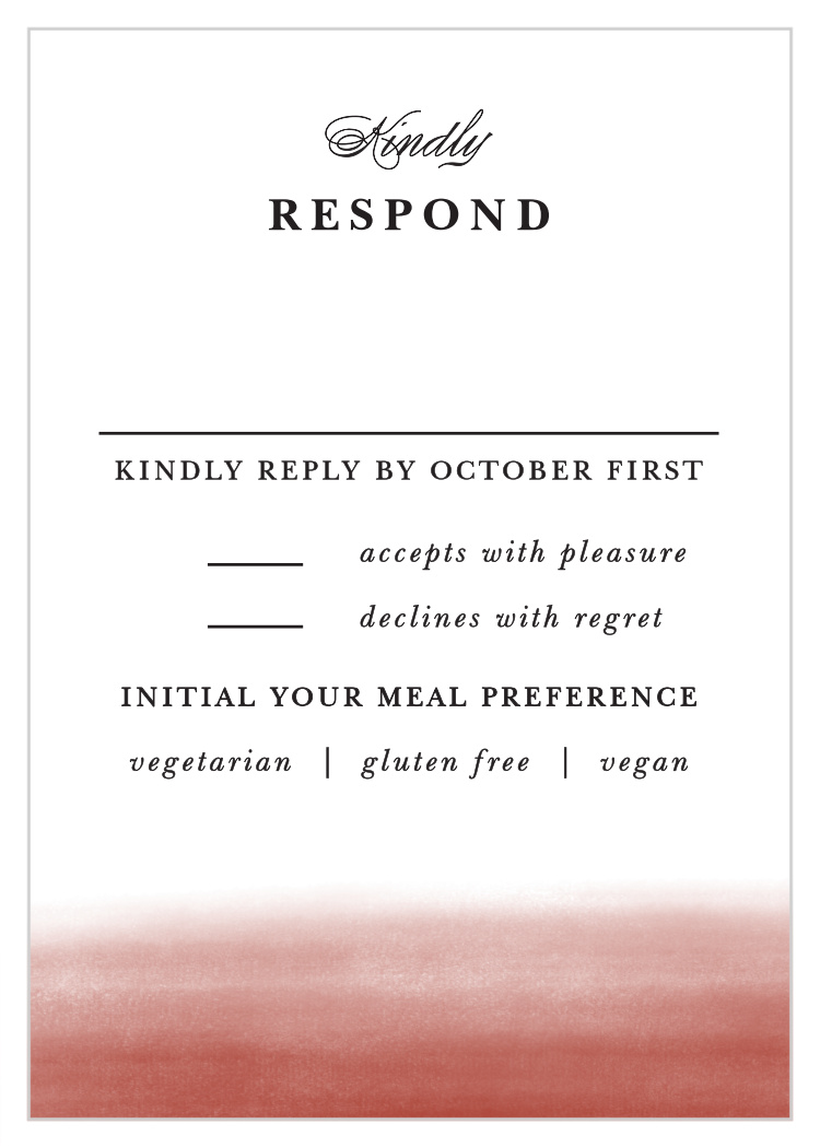 Happy Couple Response Cards