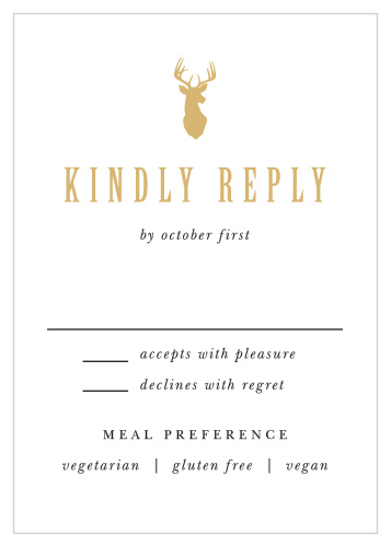 Camo & Antlers Response Cards