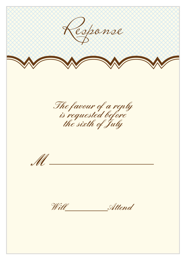 Scalloped Frame Response Cards