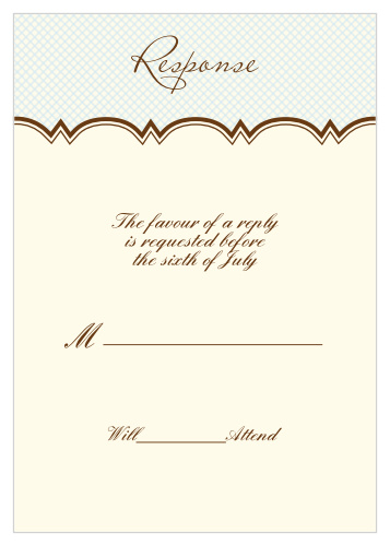 Scalloped Frame Response Cards