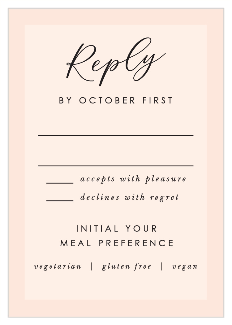 Lovely Photo Response Cards