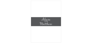Delicate Laurel Foil Wedding Belly Bands
