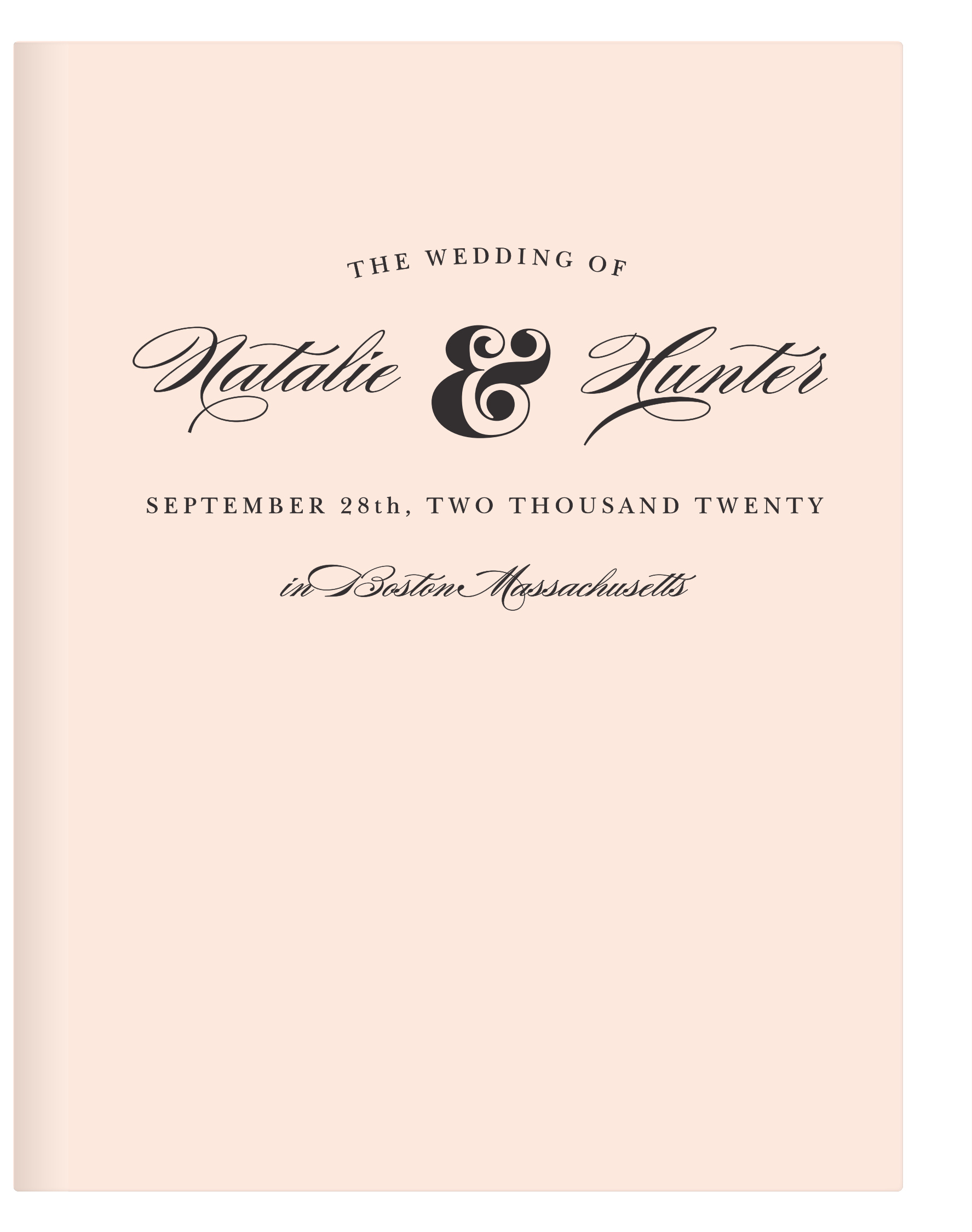 Minimal Ampersand Guest Book