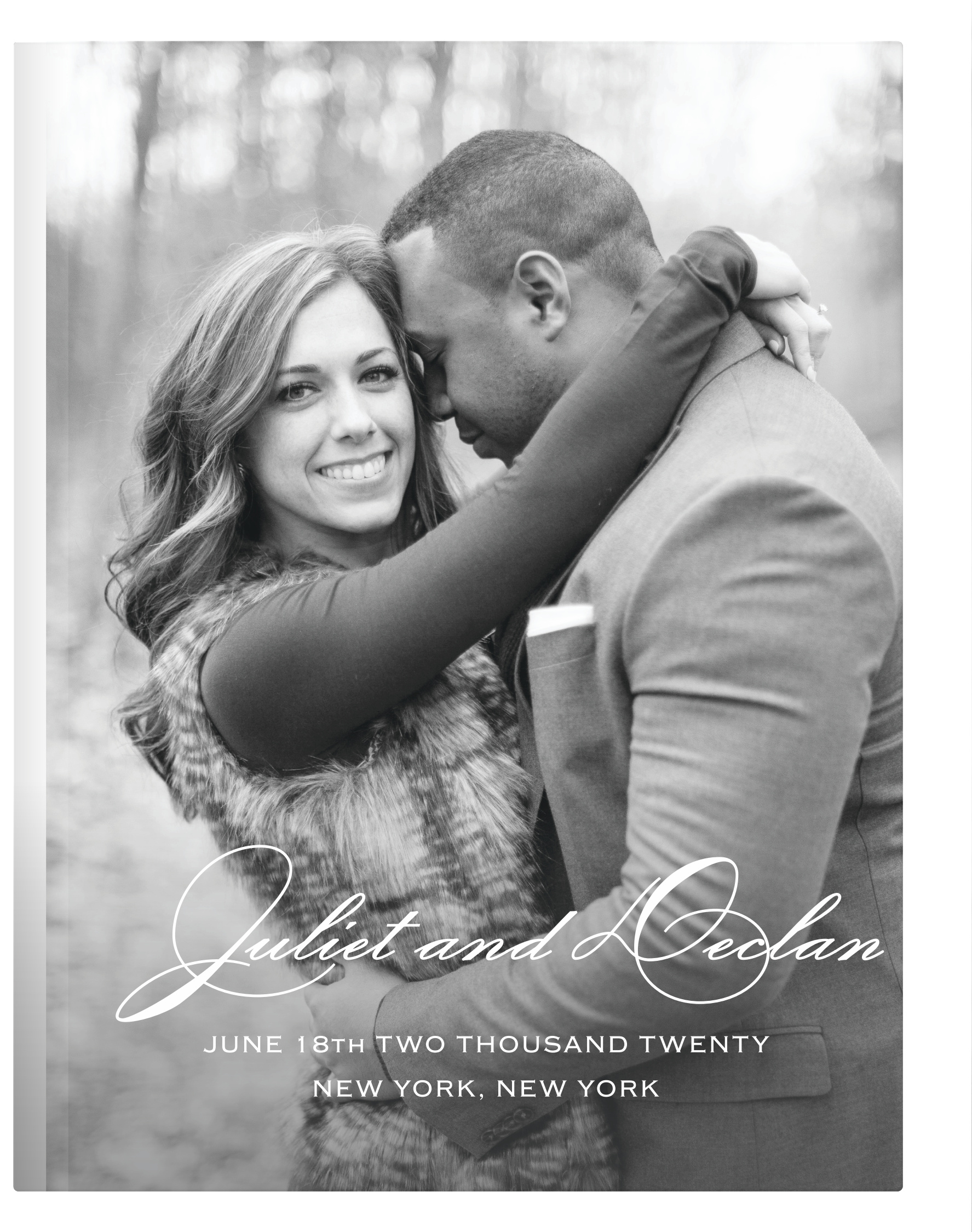 Classic Script Guest Book
