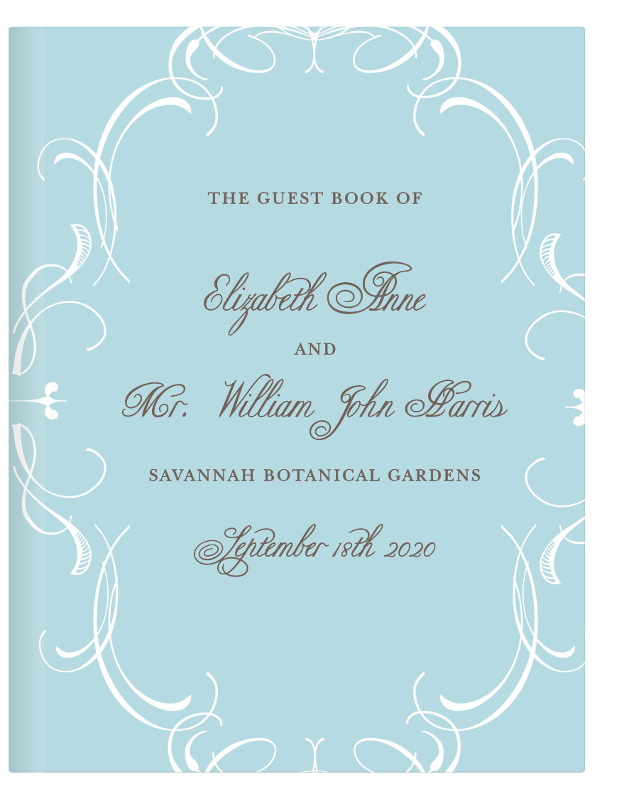 Flourish Charm Guest Book
