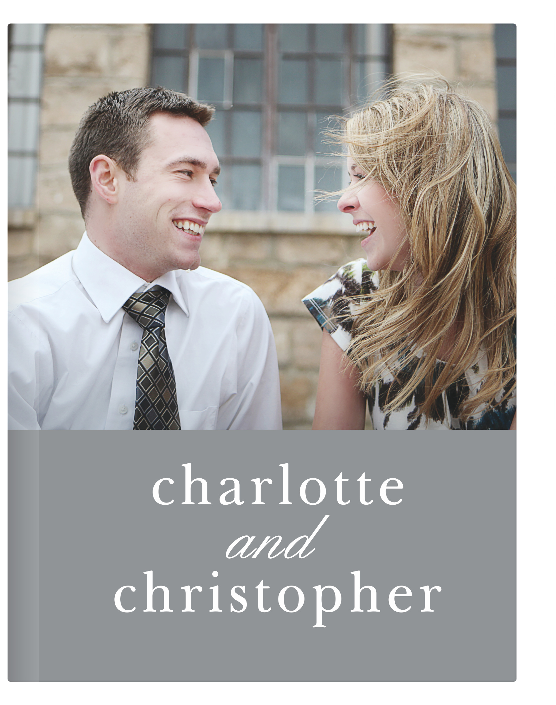 Sophisticated Typography Guest Book