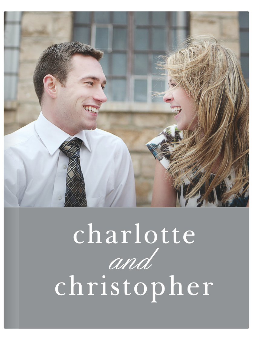 Sophisticated Typography Guest Book