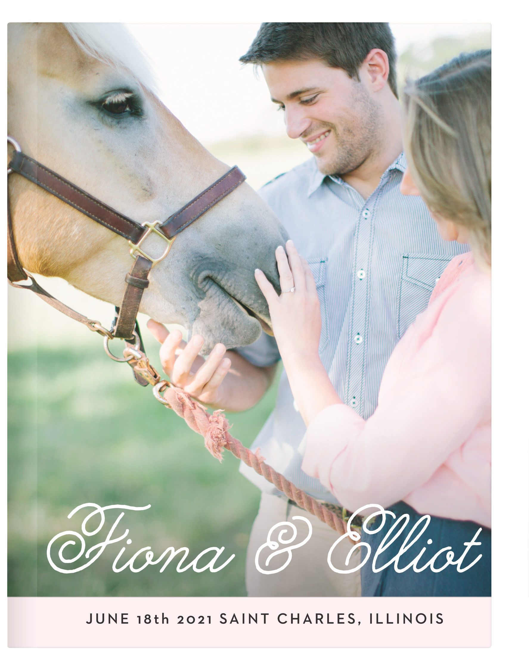 Sweetheart Script Guest Book