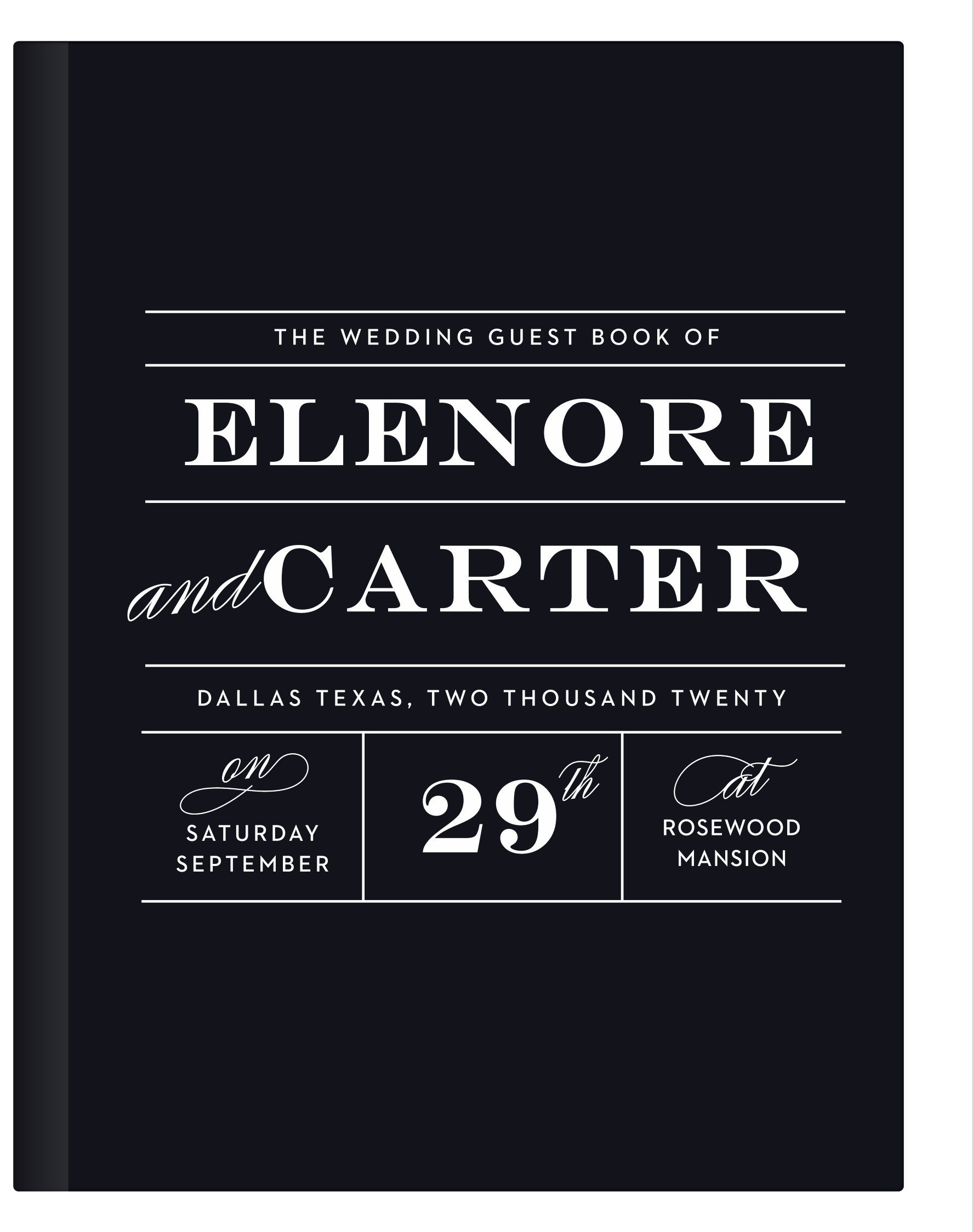 Vintage Ticket Guest Book